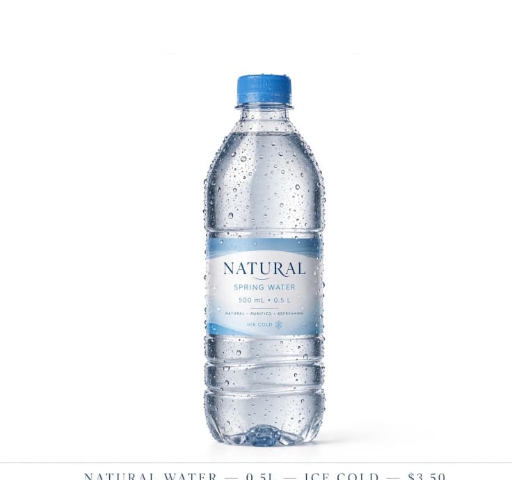 Acqua naturale 0,5